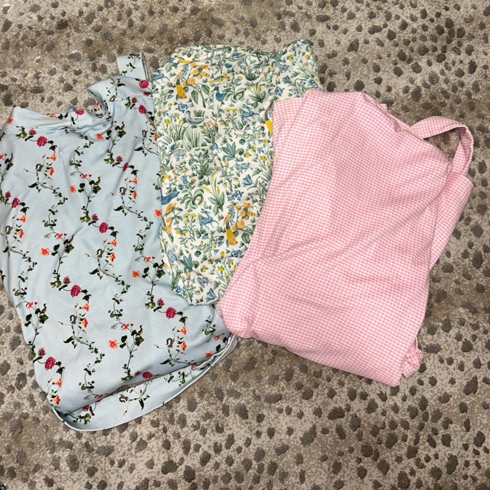 Pink gingham Hill House Robe size large